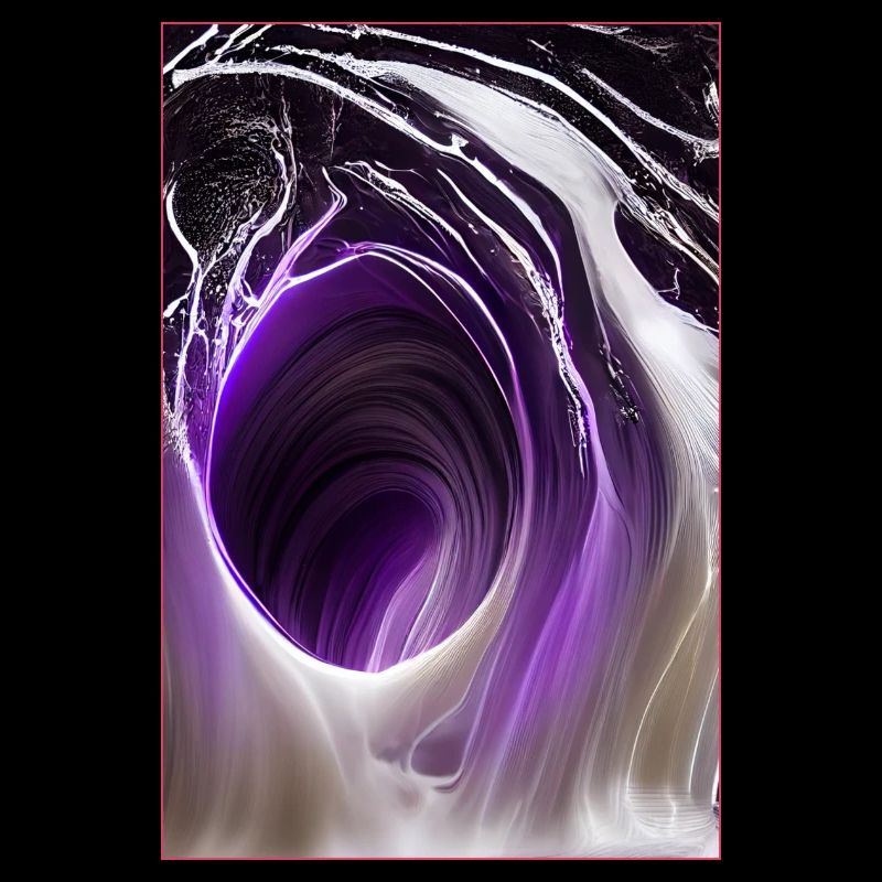 Lila Abstrakt Art