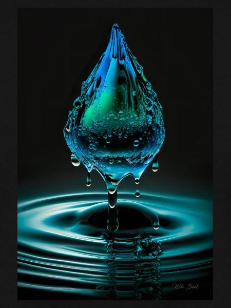 Drop cyan 3