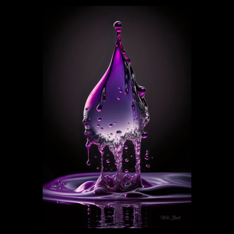 Gouttes violettes 2