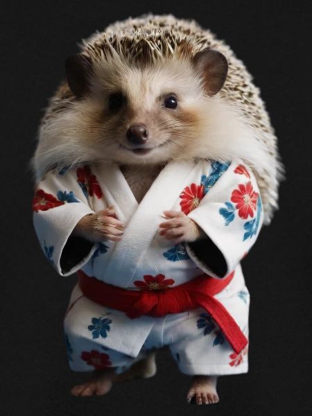 Sportlicher Igel
