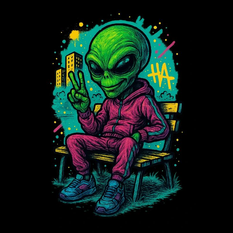 ALIEN THUG - pose chill
