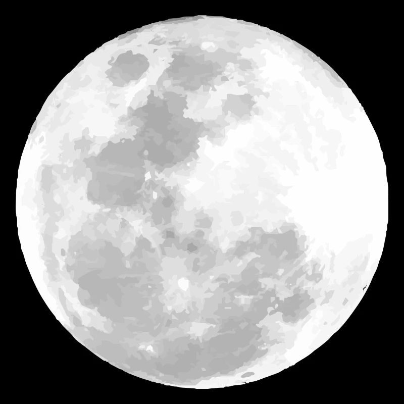 Vollmond in der Nacht