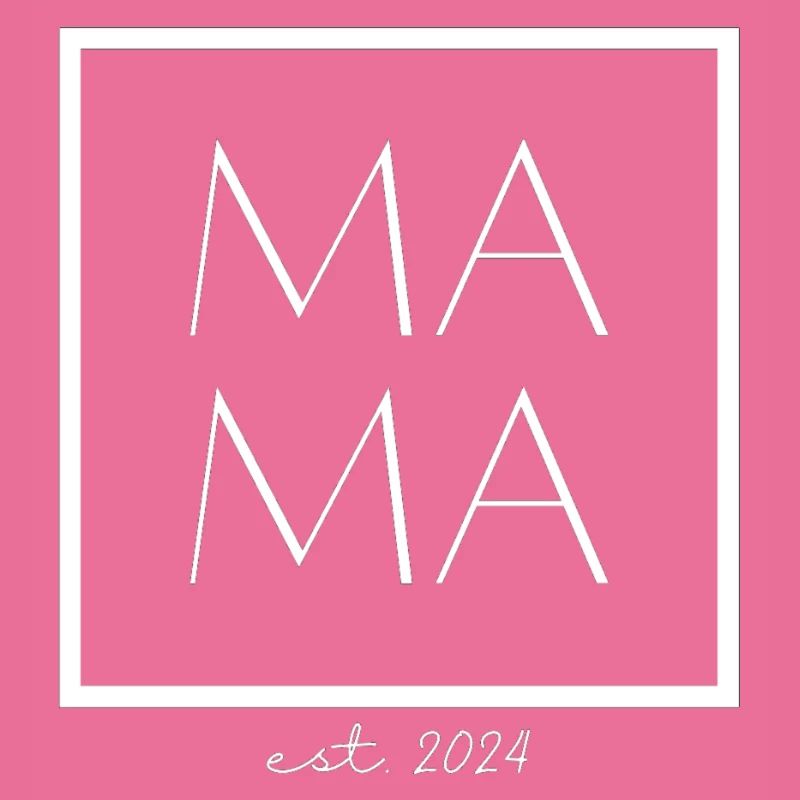Neue Mama est. 2024 Muttertag Geschenkidee