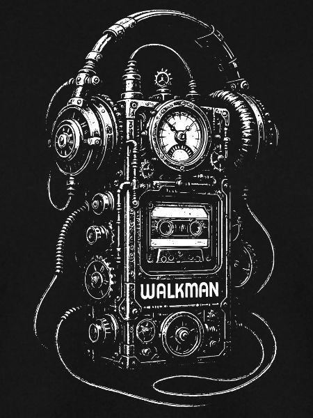 Retro steampunk Walkman