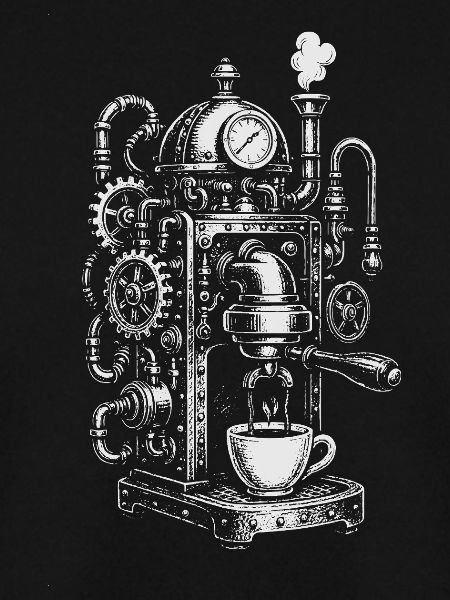 Steampunk Espresso Machine