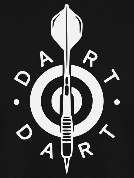 Dart-Logo mit Pfeil und Bullseye