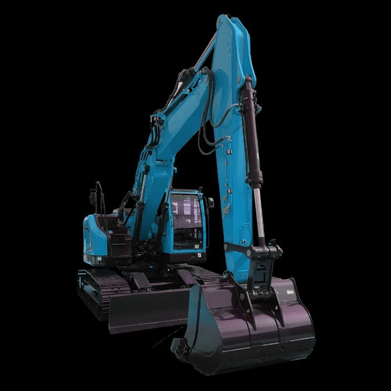 Bagger blau