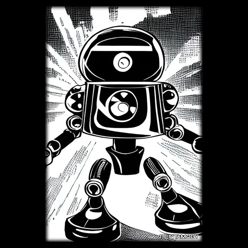 Robot Comic Future Cyborg Machine Technology