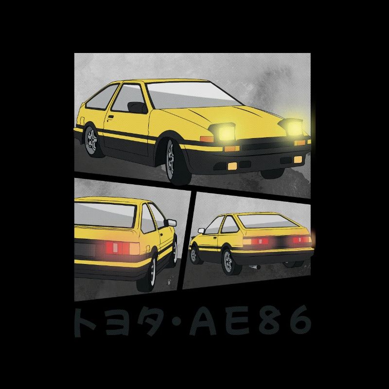 SUNBURST VOITURE COMIC / POP UP PHARES À HAYON
