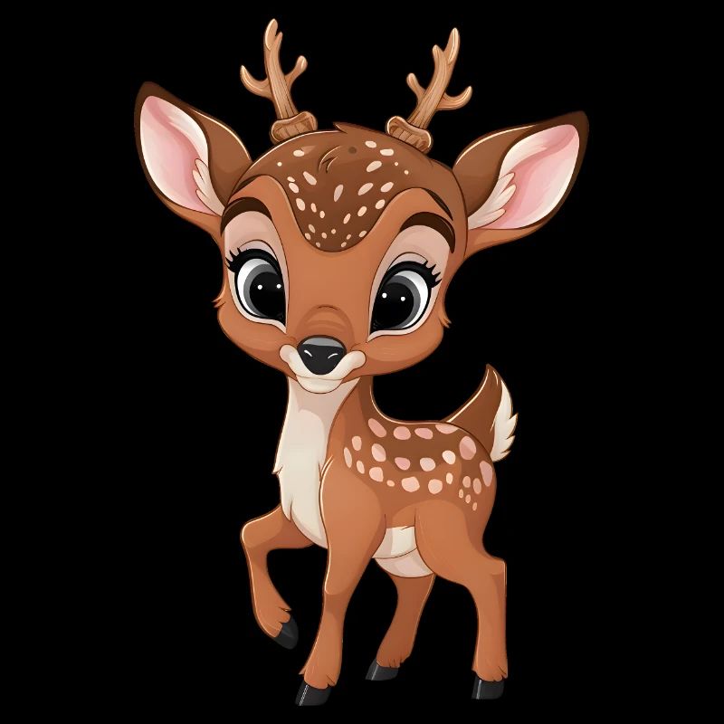 Adorable bébé cerf illustration