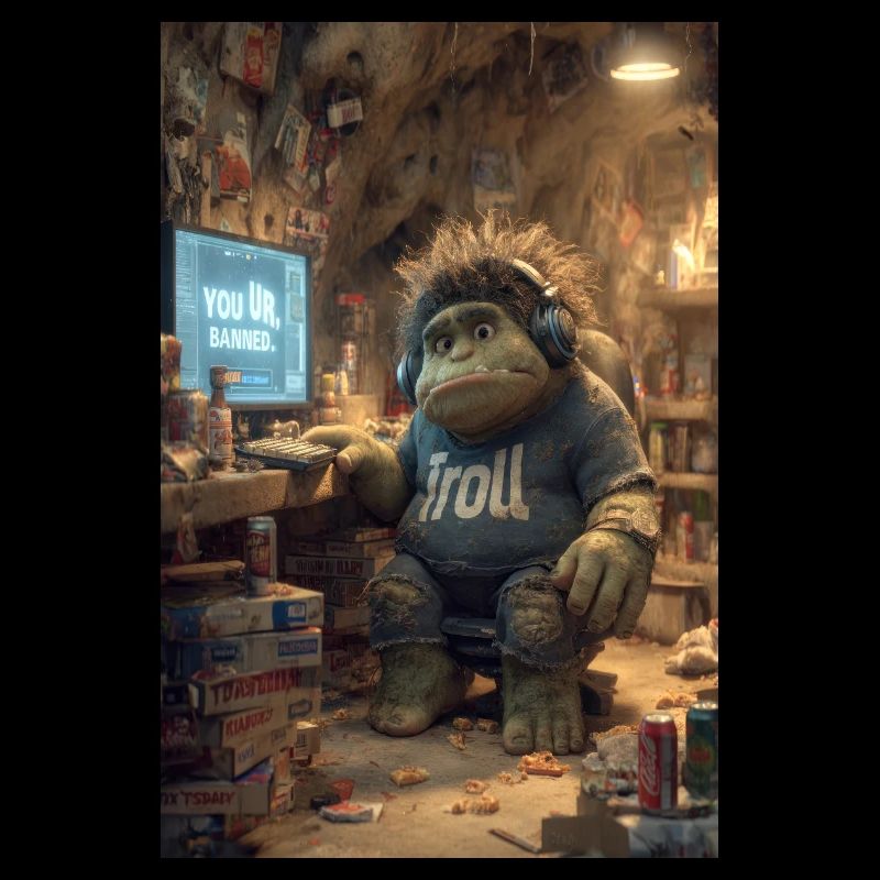 Internet-Troll wird gesperrt