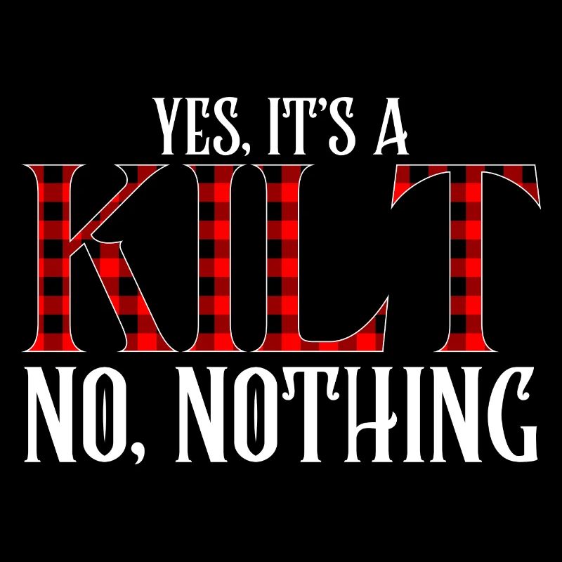 C’est un kilt sans pantalon, rien de kilts écossais