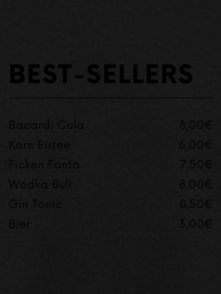 Best Sellers Drinks