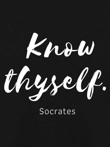 Know thyself Socrates