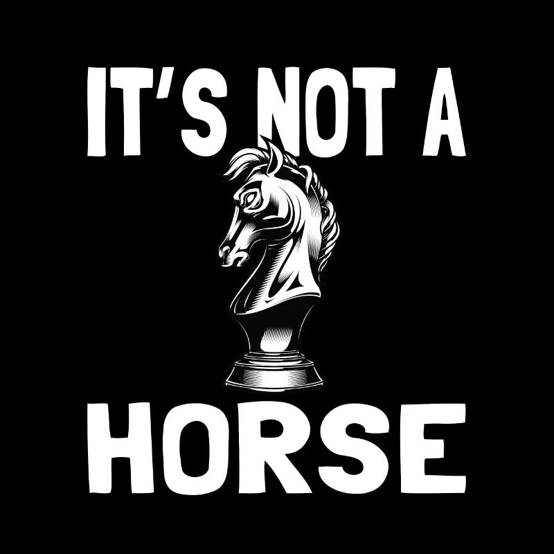 Ce n’est pas un cheval pour les joueurs d’échecs Hommes d’échecs