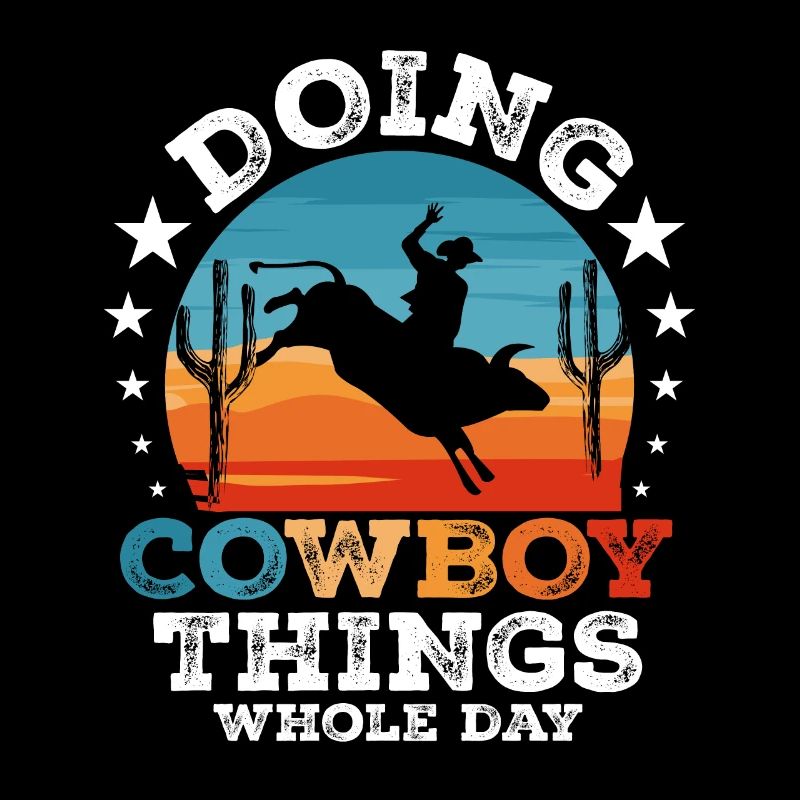 Doing Cowboy Things Whole Day Westernreiten