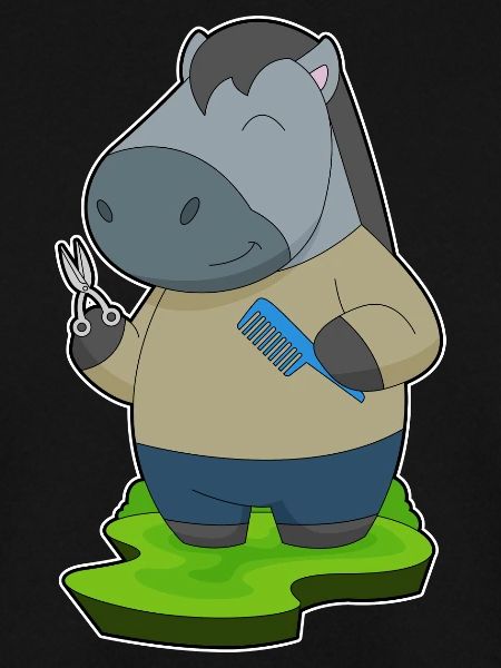 Pferd Friseur Schere Kamm