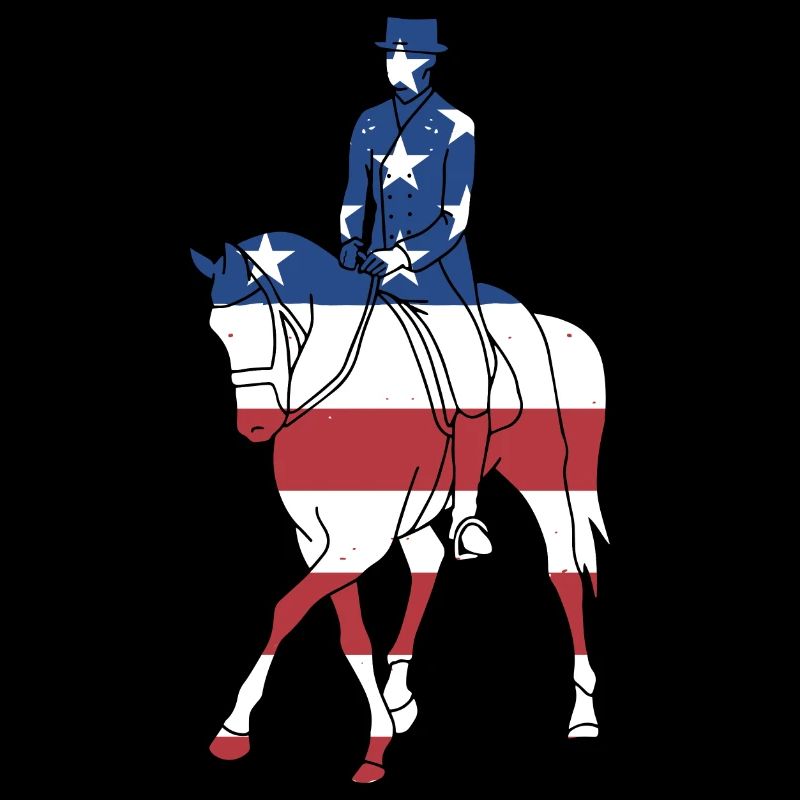 Sport Us Drapeau Équestre