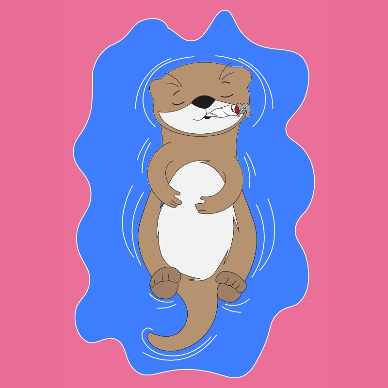 Räuchernder Otter