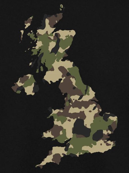 England camouflage map