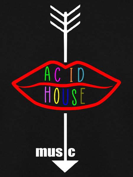 Acid-House-Musik-Logo-Lippe