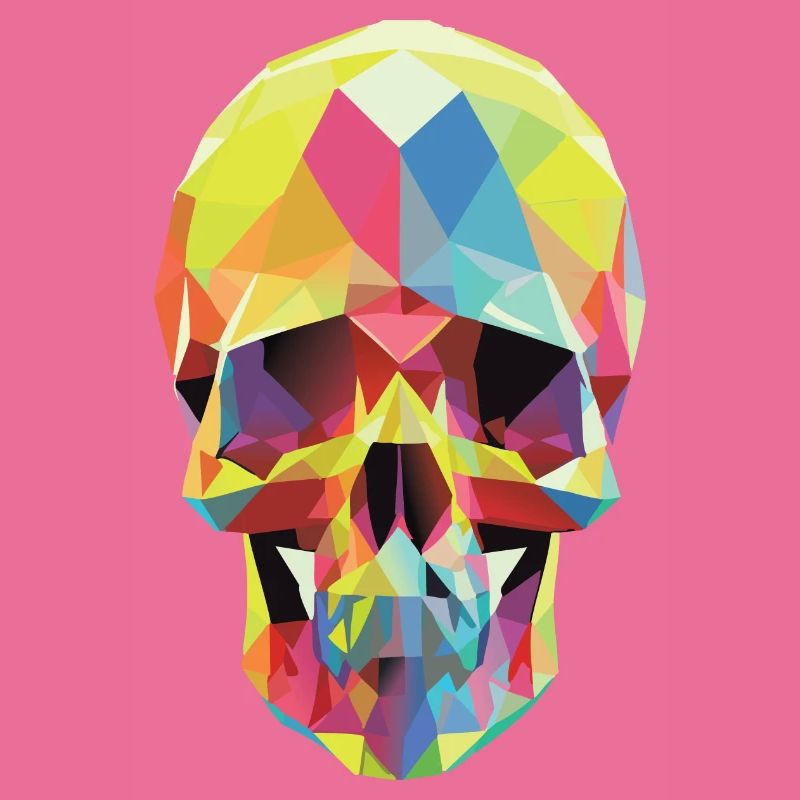 Crâne Low Poly