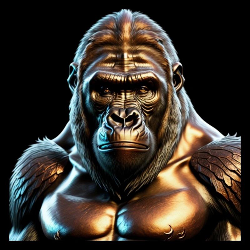 Le gorille de bronze