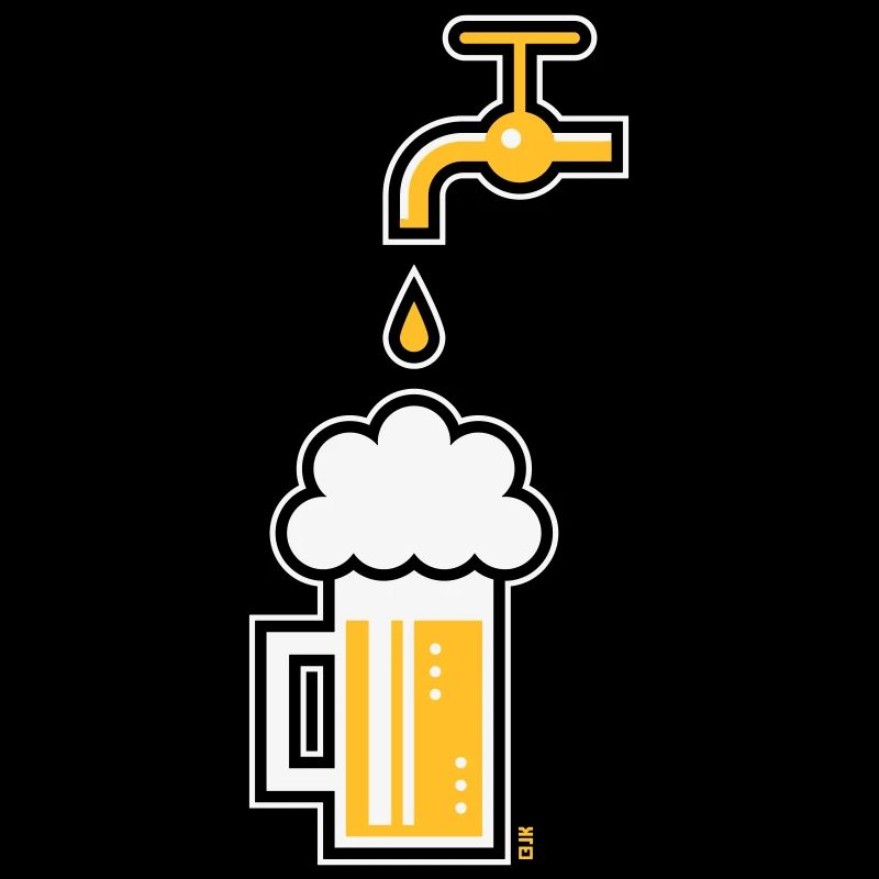 Beer Mug & Tap (Keg Beer / Draught Beer / 3C)