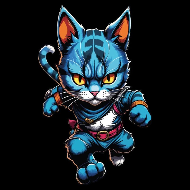 Cartoon cat