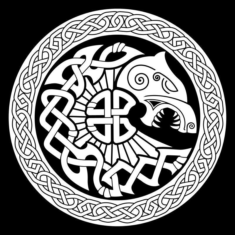 Viking fenrir wolf