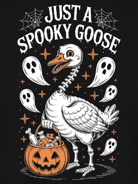 Just a Spooky Goose Halloween