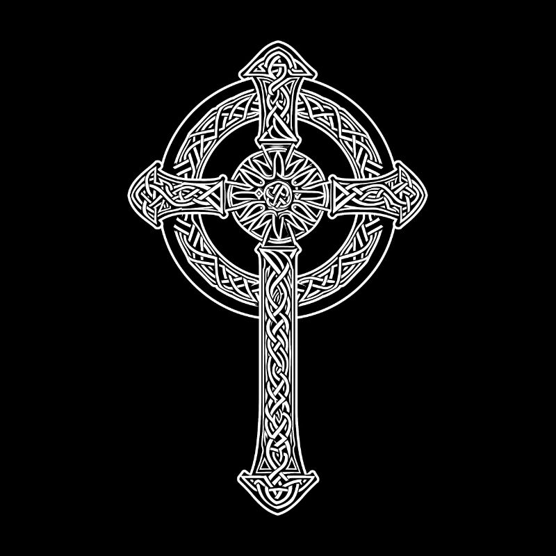 Mandala celtic cross