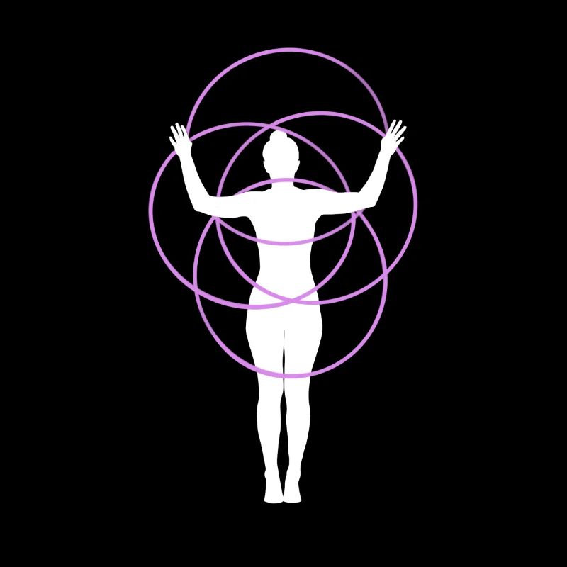 Hulahoop Silhouette