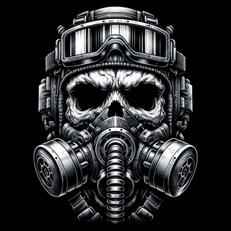 Crâne en tenue d’opérations spéciales