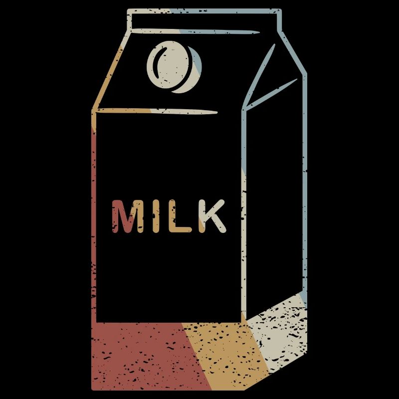 Milchkarton Retro Style Vintage