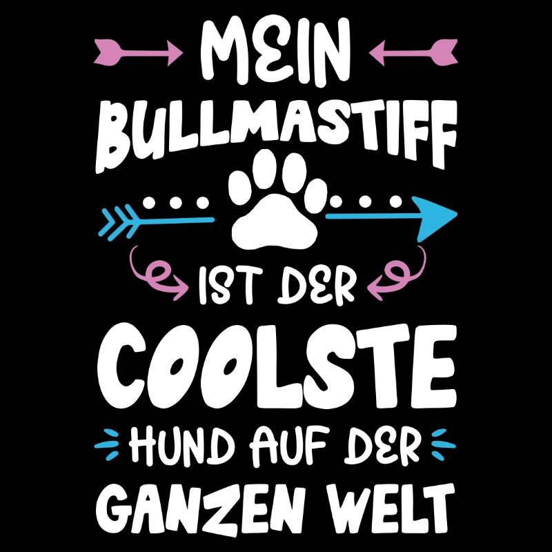 bullmastiff hund spruch