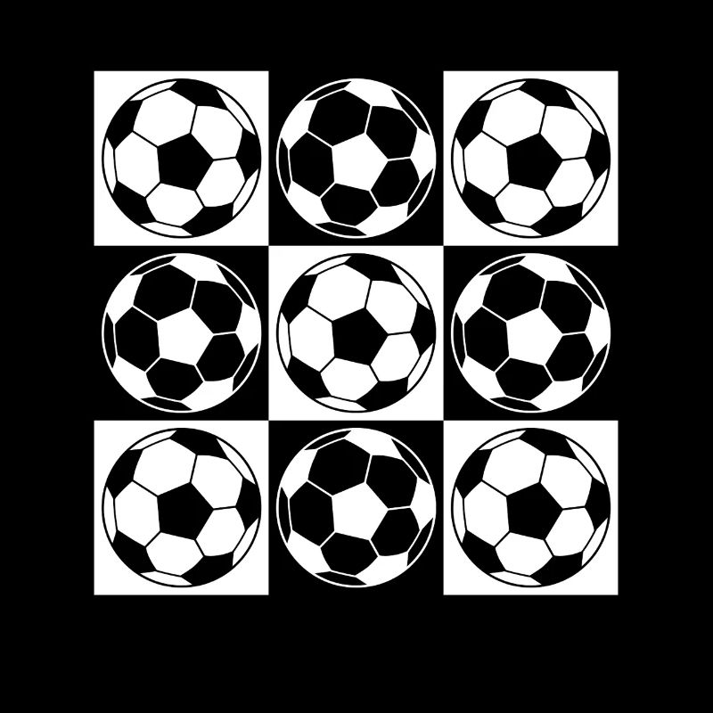 Fußball Liebe Muster Niedlicher Torwart