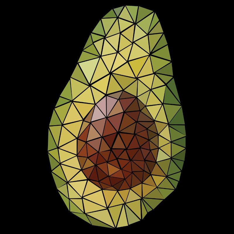 Avocado (Polygon Style)
