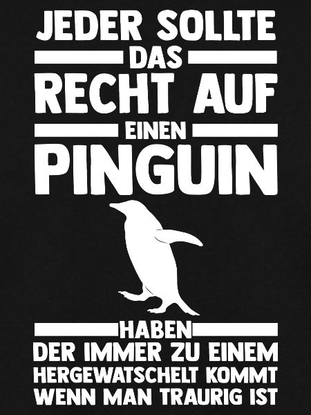 Tiermotiv Pinguin