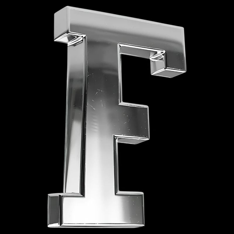 Chrome ,, F " Metallic