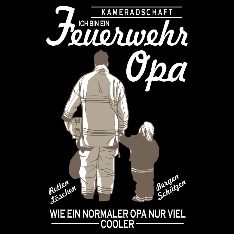Feuerwehr Opa Geschenk Feuerwehrmann