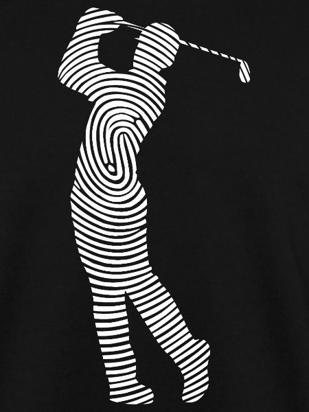 Golf Golfer Fingerprint Golfer