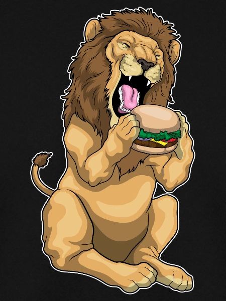 Lion Cheeseburger