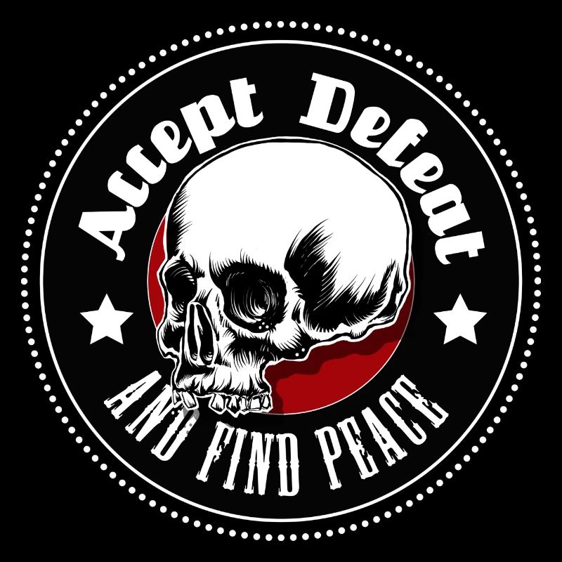 Accept Deafeat Skull
