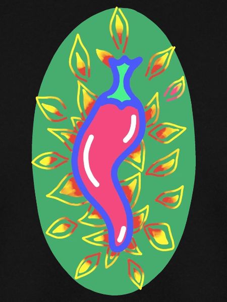 Feurige Chilischote