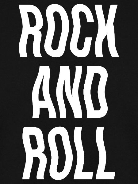 Rock'n'Roll Bold Typografie