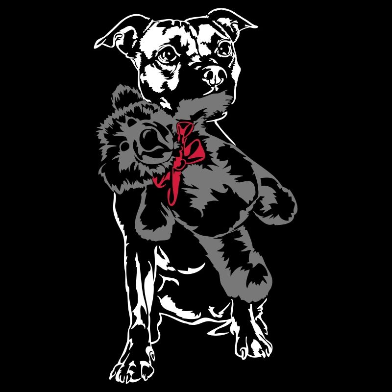Staffordshire mit Teddy