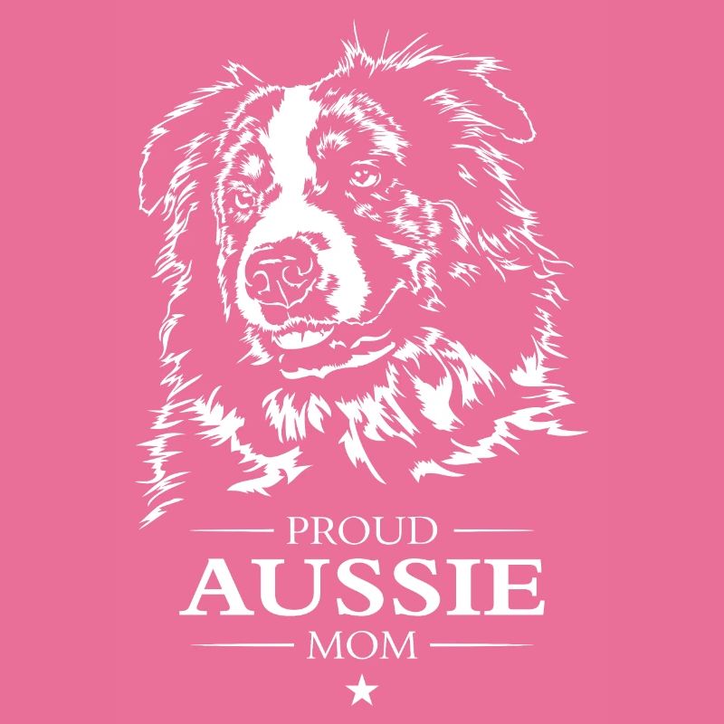 Aussie Mom Australian Shepherd Hunde Hund Wilsigns