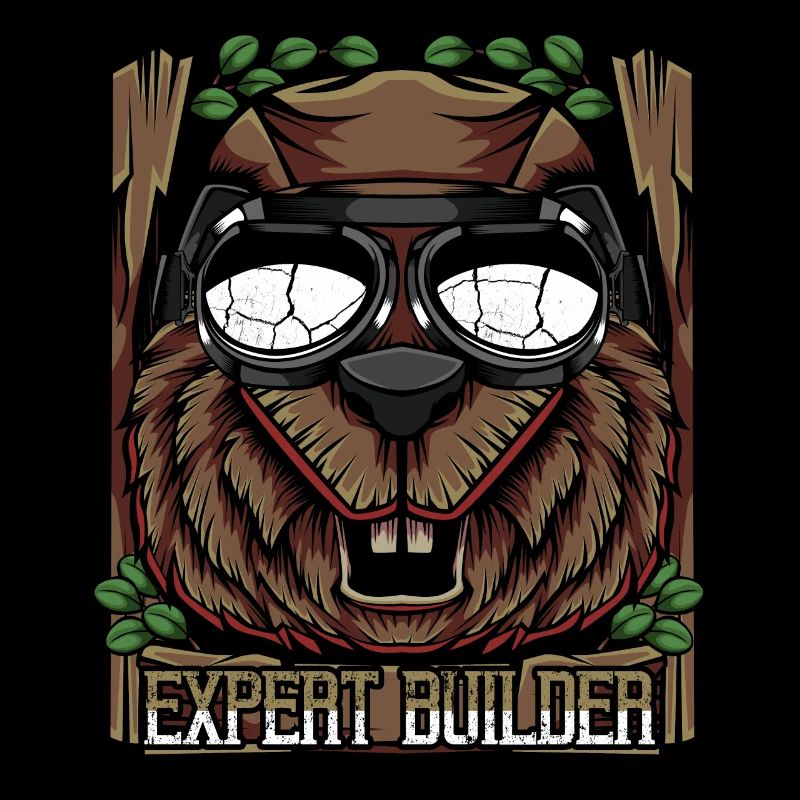 Beaver dam Constructeur d'animaux modernes