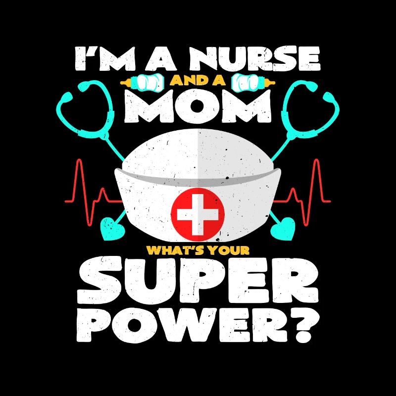 Supermama & Krankenschwester | Muttertag Geschenk